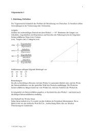 Trigonometrie 1 - mathekurs.ch