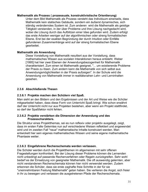 Dossier Teil 2 - Mathematik