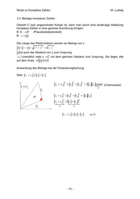 Kapitel 3 - Mathematik