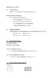 Mitschrift - Mathematik