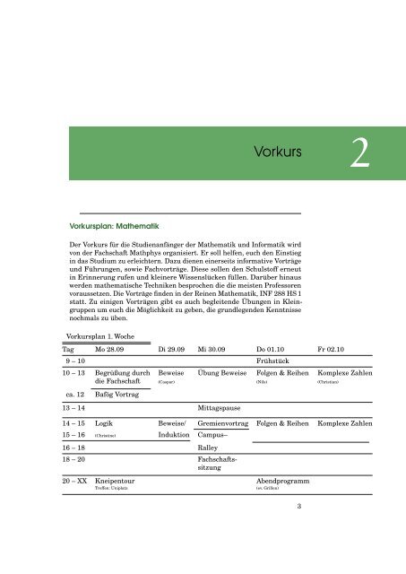 Untitled - Fachschaft MathPhys an der Uni Heidelberg