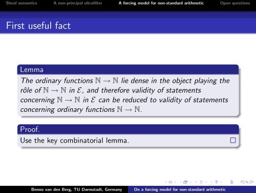 On a forcing model for non-standard arithmetic