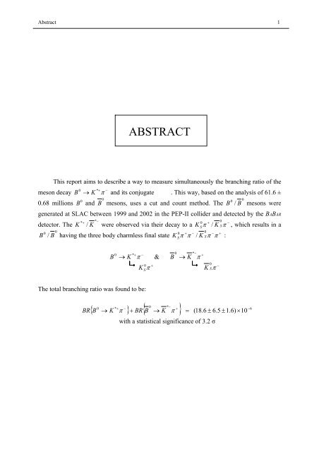 Rare B meson decays - mathieu trocmé