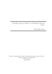 Modelling Network Traffic Via a Multifractal Wavelet Model ...