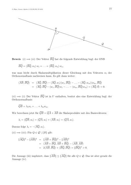 Lineare Algebra 2 für Lehramtsstudierende (GS/HS/RS)