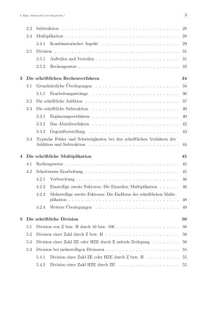 Mathematik in der Hauptschule 1