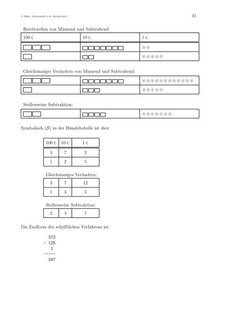 Mathematik in der Hauptschule 1