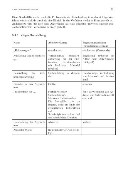 Mathematik in der Hauptschule 1