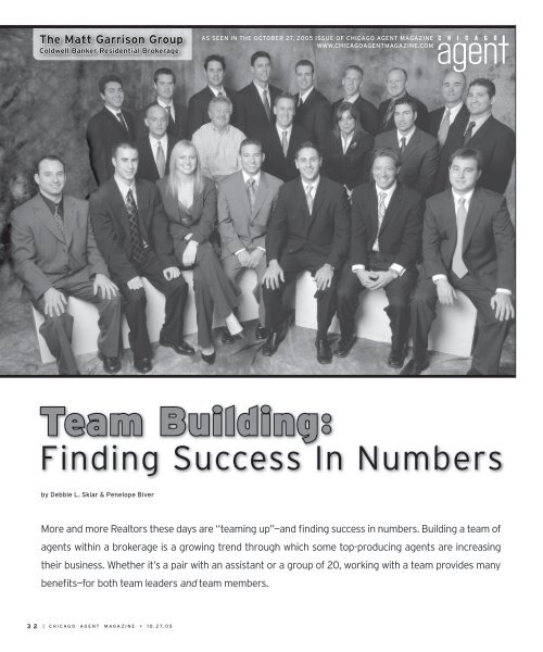 Team Building: Finding Success In Numbers - Matt Garrison Group