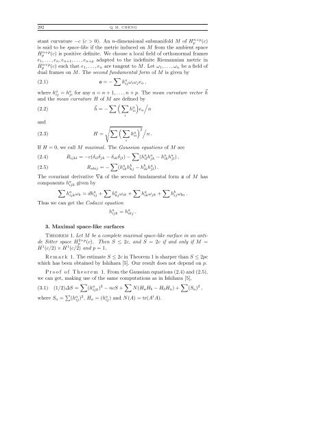 SPACE-LIKE SURFACES IN AN ANTI-DE SITTER SPACE
