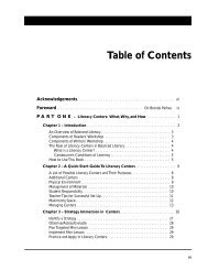 Table of Contents - Maupin House Publishing