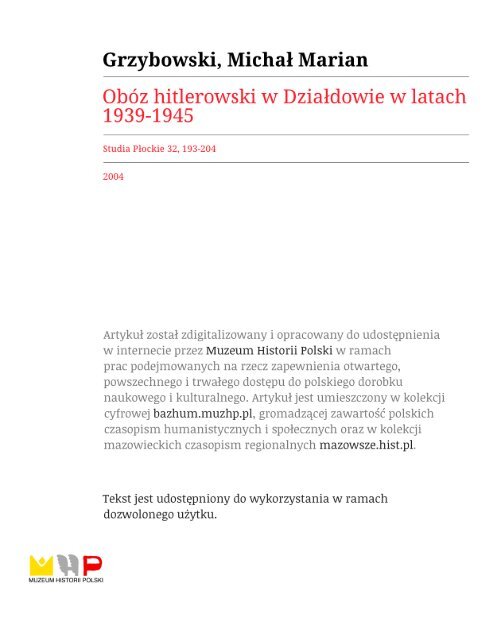 obóz hitlerowski w działdowie w latach 1939-1945