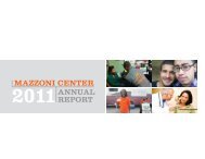 2011 Annual Report - Mazzoni Center