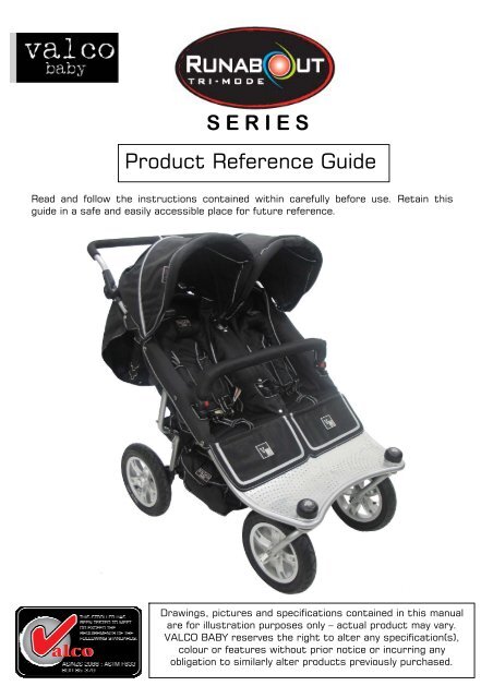 valco baby runabout tri mode twin