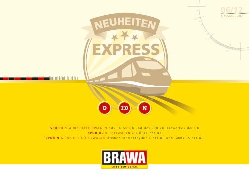 Brawa Neuheiten – Express 1/2012 - Modellbahnshop Sebnitz