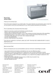 Assembly Instruction 485 8900 Crib Enchantment Cribs Com