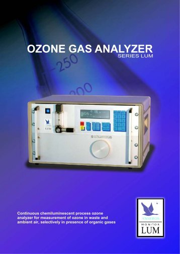 Ozone Gas Analyzer LUM - Anseros