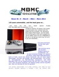 News Nr 9 _ March2011 - Mercedes Benz Modellauto Club