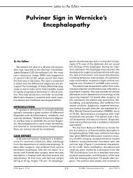 Pulvinar Sign in Wernicke's Encephalopathy - MBL Communications