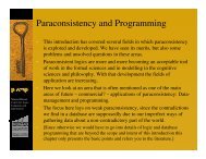 Paraconsistency and Programming - Mbph.de