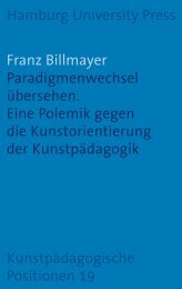 Paradigmenwechsel übersehen. Eine Polemik gegen - Hamburg ...