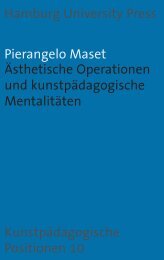 Ästhetische Operationen und kunstpädagogische Mentalitäten