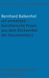 art unrealized – künstlerische Praxis aus dem Blickwinkel der ...