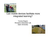 Can mobile devices facilitate more integrated learning?