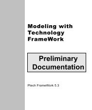 Modeling with Technology FrameWork