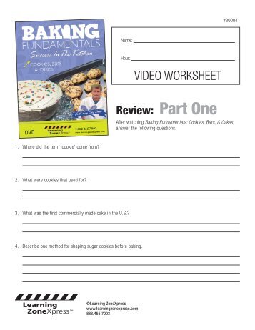 VIDEO WORKSHEET - Learning Zone Express