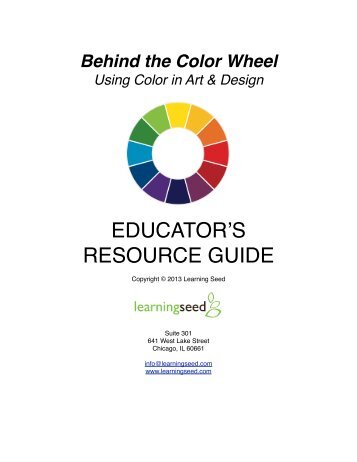 EDUCATOR'S RESOURCE GUIDE - Learning Seed