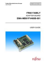 FR60 FAMILY EMA-MB91FV460B-001 - Fujitsu