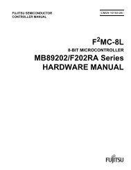 F MC-8L MB89202/F202RA Series HARDWARE MANUAL - Fujitsu