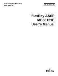 FlexRay ASSP MB88121B User's Manual - Microcontrollers - Fujitsu