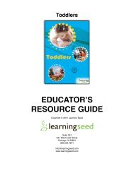 Be a Toddler - Learning Seed