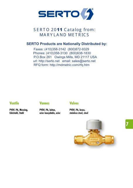Katalog V14 - Maryland Metrics