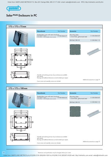 Enclosures made of Steel - Maryland Metrics