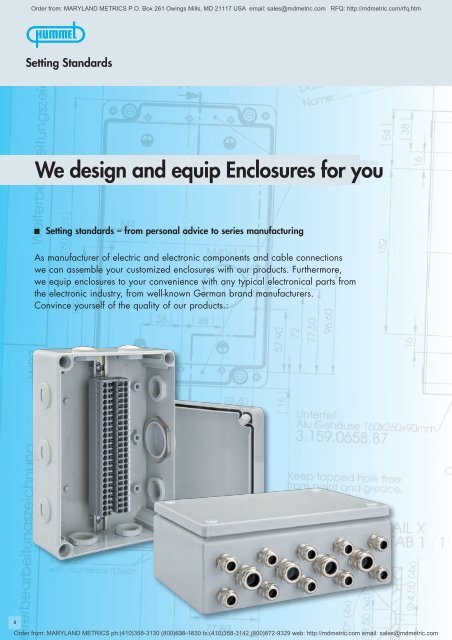 Enclosures made of Steel - Maryland Metrics