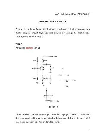 Elka Analog – Pertemuan 14