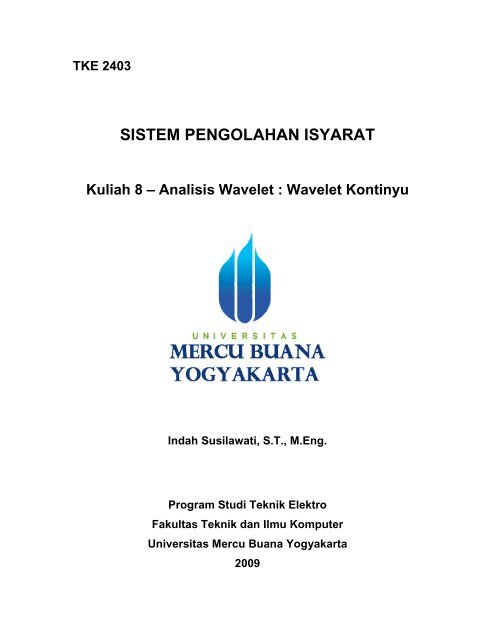 SISTEM PENGOLAHAN ISYARAT