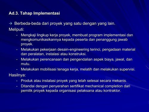 Kuliah 1 – Perilaku dan Dinamika Proyek