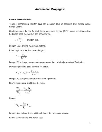 Antena dan Propagasi