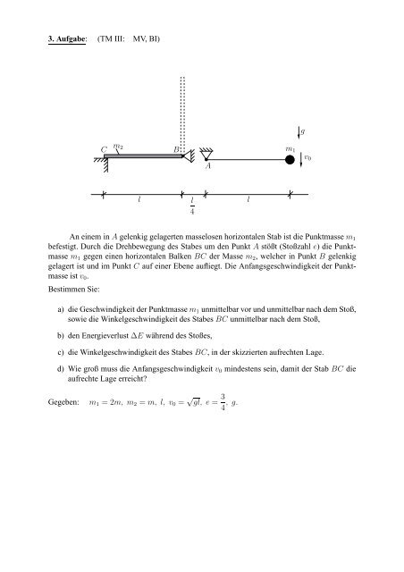 ERGEBNISSE TECHNISCHE MECHANIK III-IV - Lehrstuhl für ...