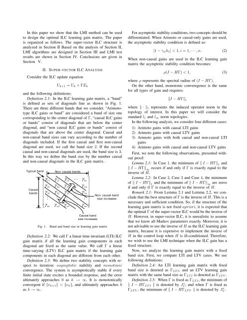 LMI Approach to Iterative Learning Control Design - ResearchGate