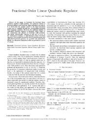 Fractional Order Linear Quadratic Regulator - mechatronics - Utah ...