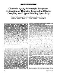 Chimeric a2-, frz-Adrenergic Receptors - Stanford University School ...