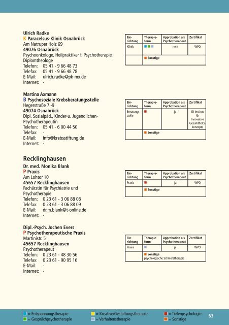 Neuauflage Adressverzeichnis 2012 Viertes ... - Medandmore.de