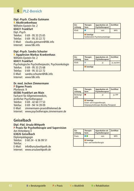 Neuauflage Adressverzeichnis 2012 Viertes ... - Medandmore.de