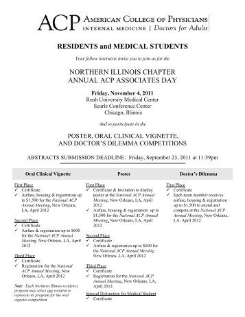 RESIDENTS and MEDICAL STUDENTS NORTHERN ILLINOIS ...