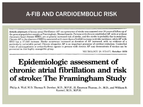 Splenic Infarct, Atrial Fibrillation